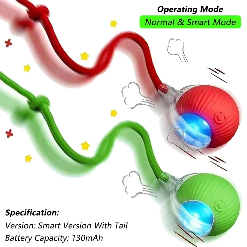 Automatic Rolling Ball Cat Toy (USB Rechargeable)