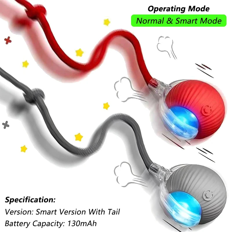 Automatic Rolling Ball Cat Toy (USB Rechargeable)
