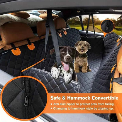 Car Rear Seat Pet Protection Mat600DWaterproof, scratch-resistant, wear-resistant, non-slip universal seat coverSUVTruck Dog Mat