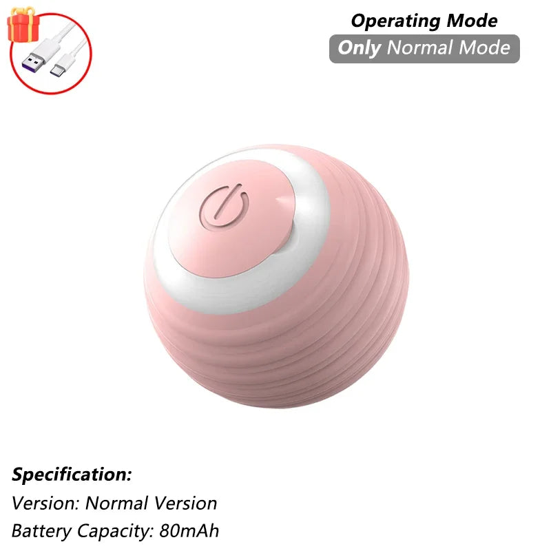 Automatic Rolling Ball Cat Toy (USB Rechargeable)