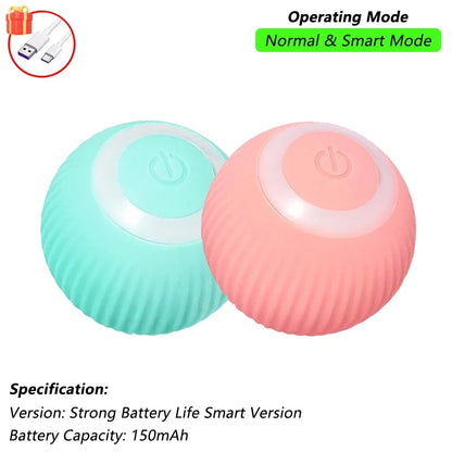 Automatic Rolling Ball Cat Toy (USB Rechargeable)