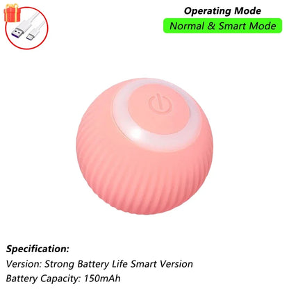 Automatic Rolling Ball Cat Toy (USB Rechargeable)