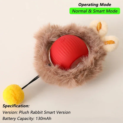 Automatic Rolling Ball Cat Toy (USB Rechargeable)