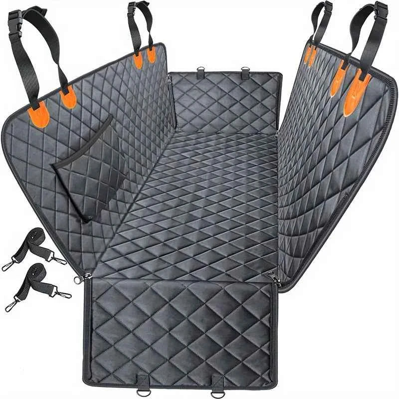 Car Rear Seat Pet Protection Mat600DWaterproof, scratch-resistant, wear-resistant, non-slip universal seat coverSUVTruck Dog Mat