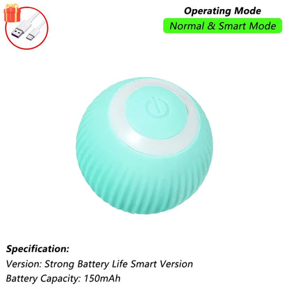 Automatic Rolling Ball Cat Toy (USB Rechargeable)