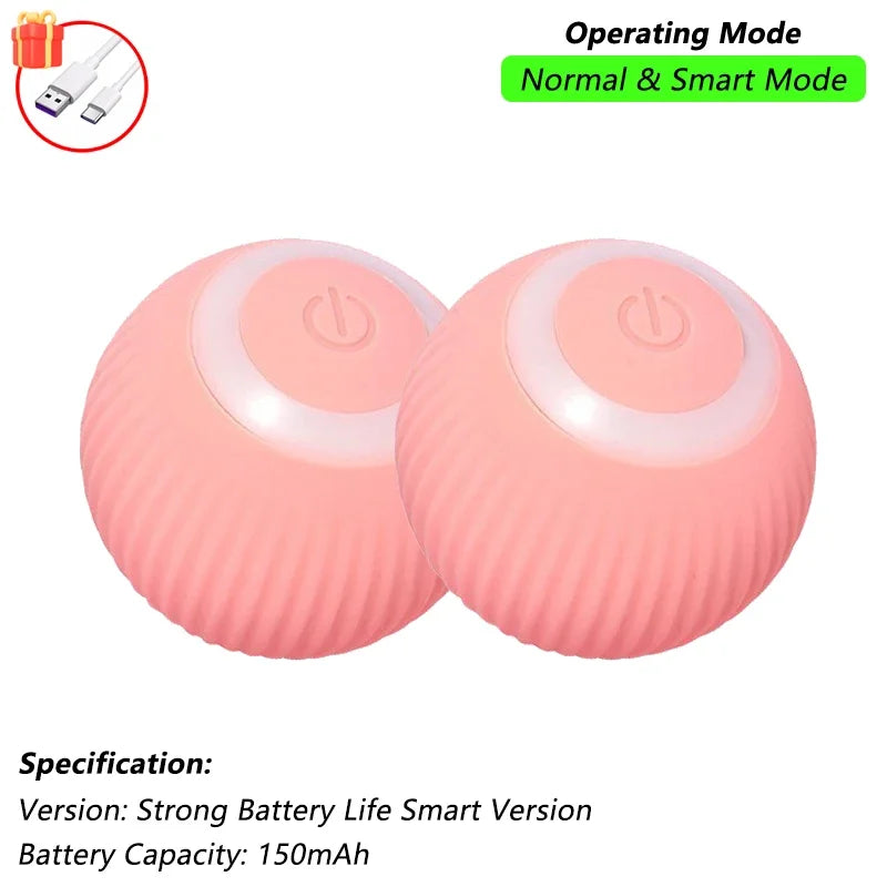 Automatic Rolling Ball Cat Toy (USB Rechargeable)