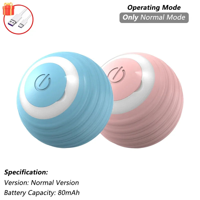 Automatic Rolling Ball Cat Toy (USB Rechargeable)