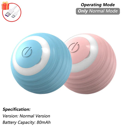 Automatic Rolling Ball Cat Toy (USB Rechargeable)