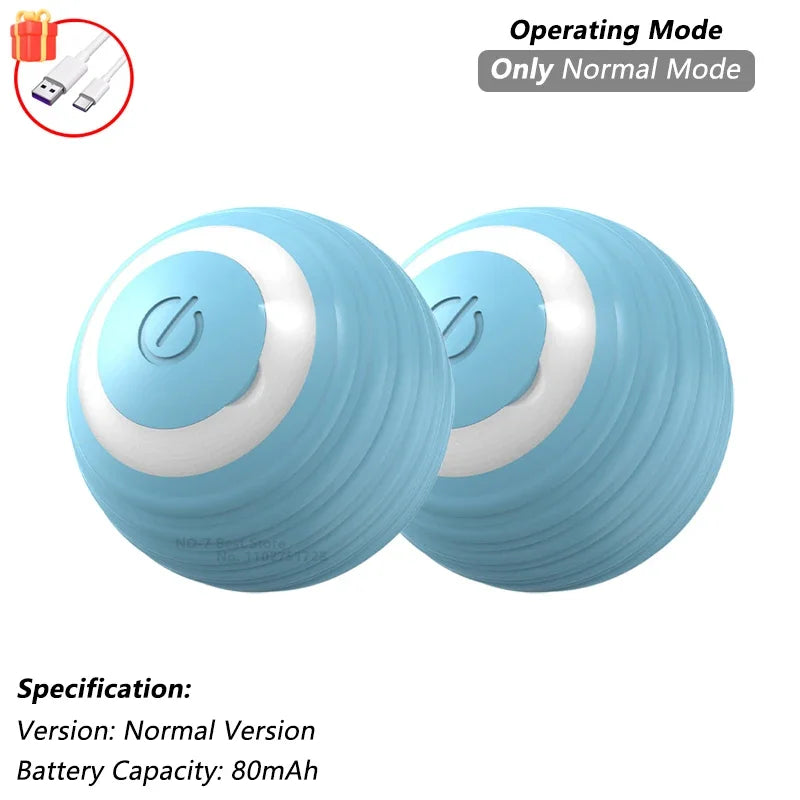 Automatic Rolling Ball Cat Toy (USB Rechargeable)