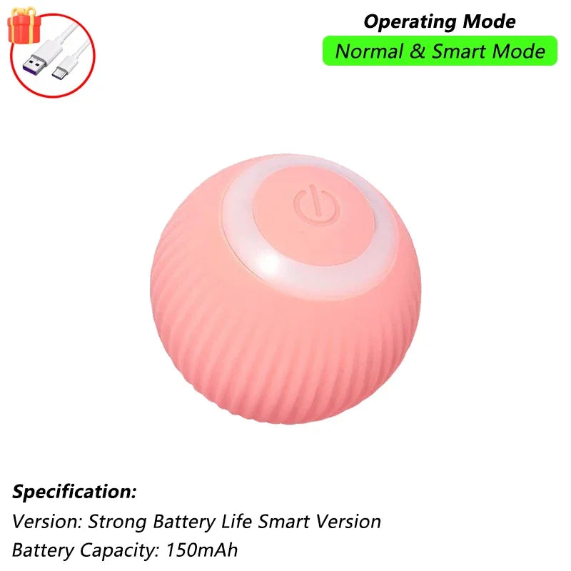 Automatic Rolling Ball Cat Toy (USB Rechargeable)