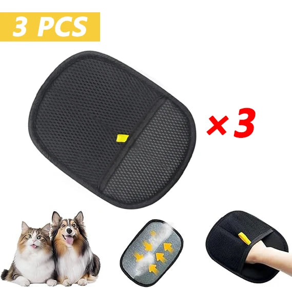 Pet Grooming Gloves Pet Hair Remover Brush Kitten Cleaning Glove Removing Dog Cat Hair From Sofa Carpet Clothes Pet Supplies﻿ ﻿
