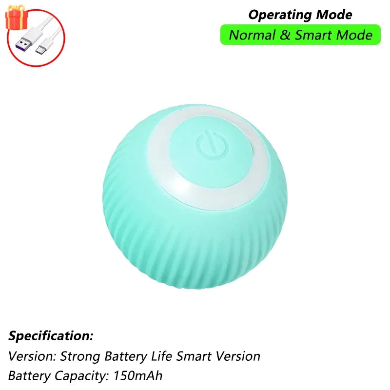 Automatic Rolling Ball Cat Toy (USB Rechargeable)