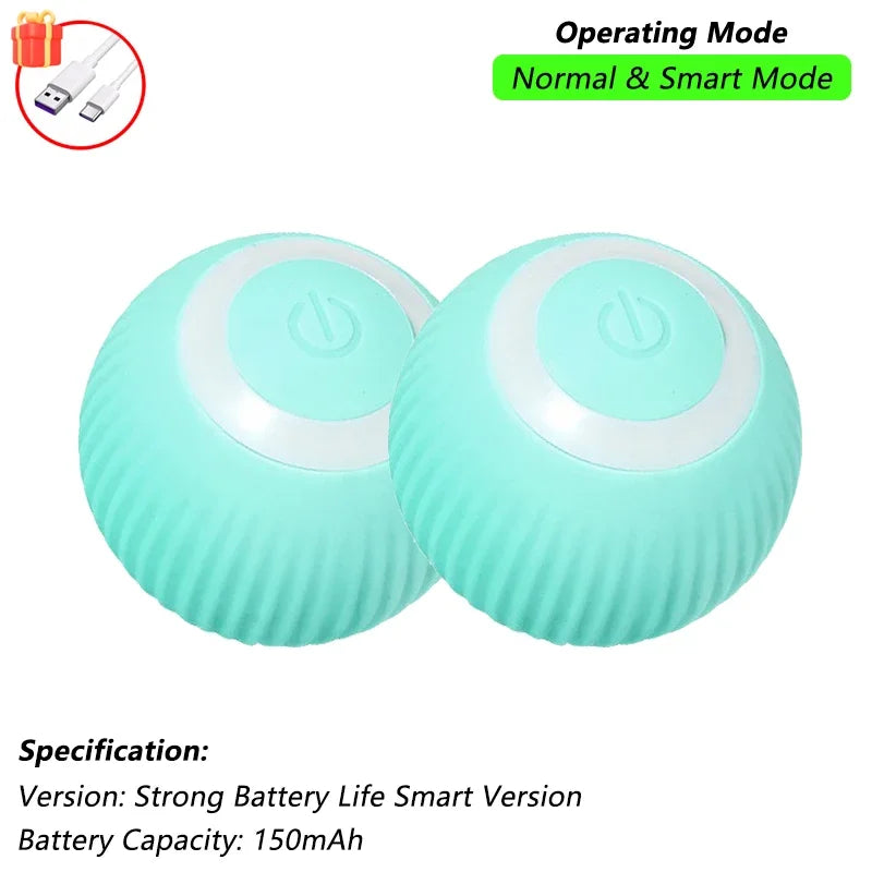 Automatic Rolling Ball Cat Toy (USB Rechargeable)